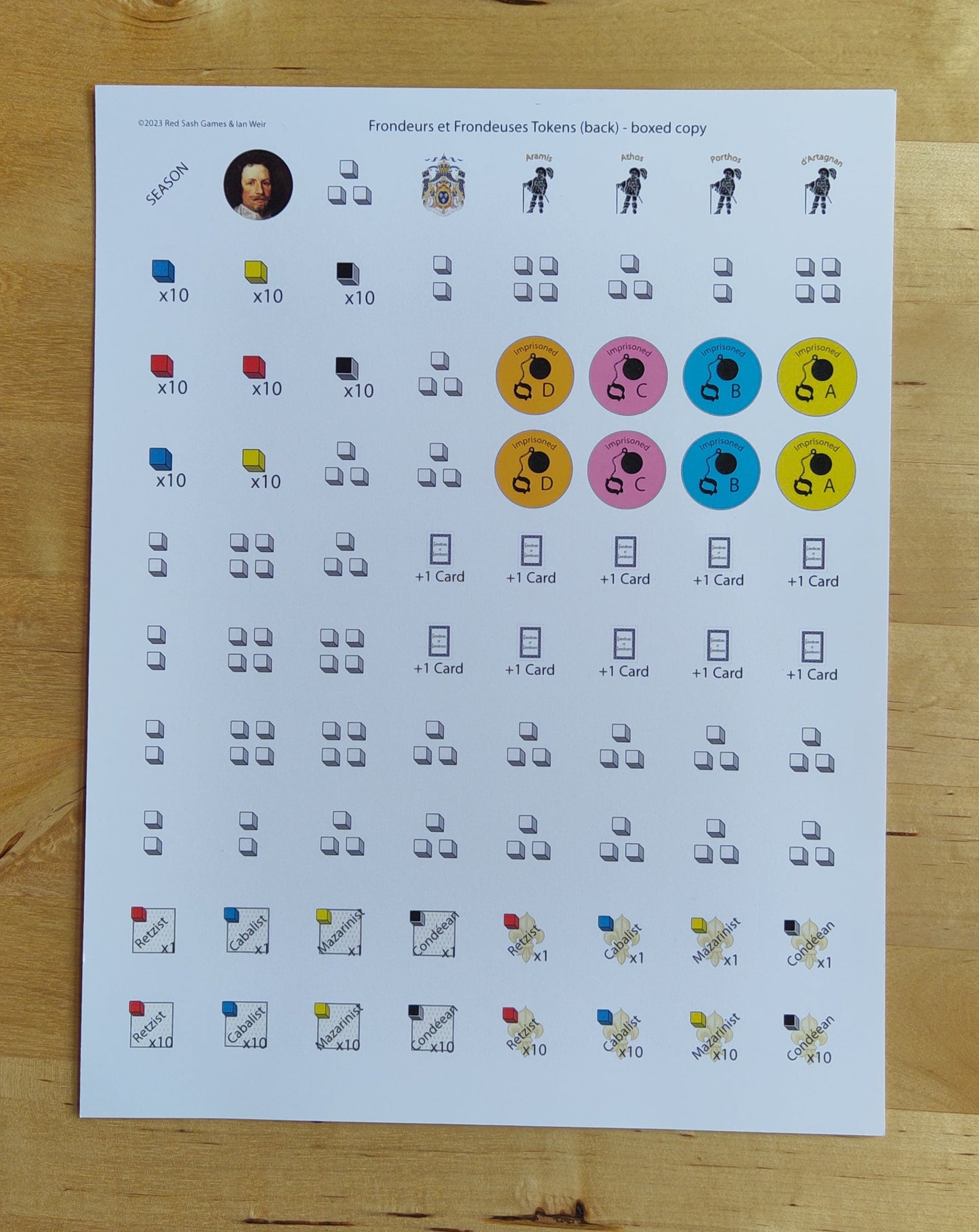 Frondeurs et Frondeuses (Component Kit)