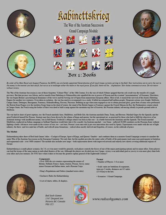 Kabinettskrieg (Component Kit)