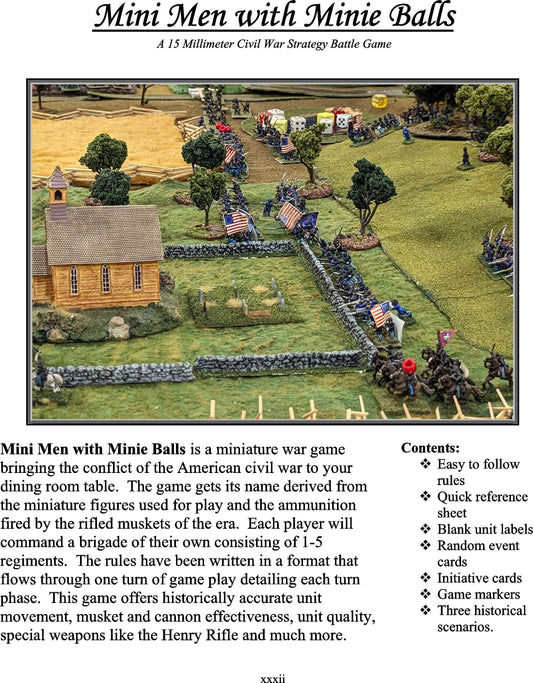 Mini Men with Minie Balls