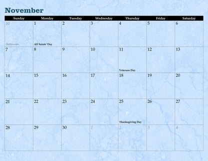 Goober Calendar 2027