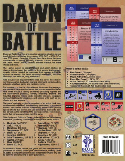 Dawn of Battle: Designer's Edition